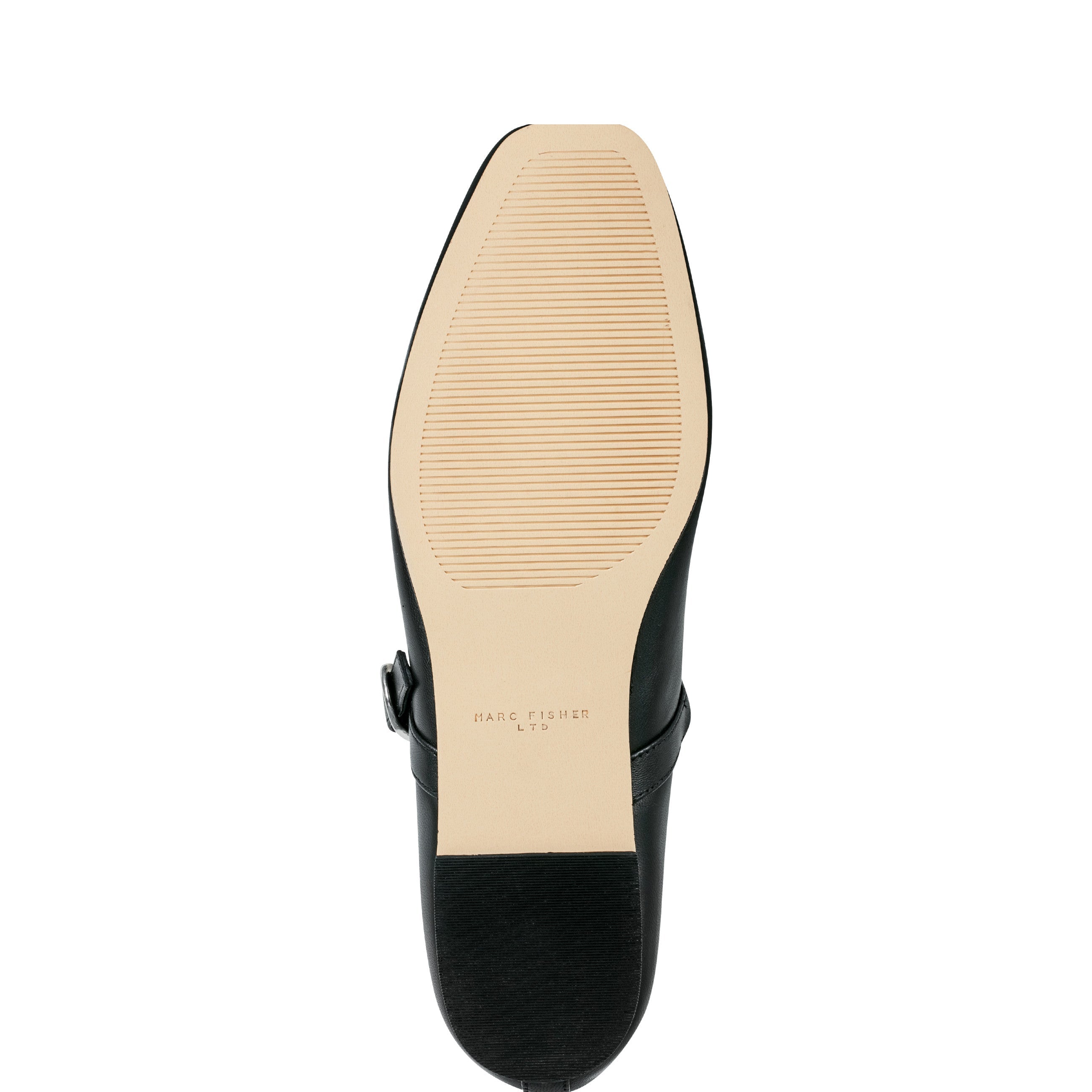 Marc Fisher Garissa Mary Jane Ballet Flat | Black Leather