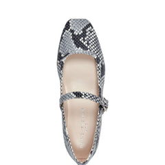 Marc Fisher Garissa Mary Jane Ballet Flat | Natural Snake