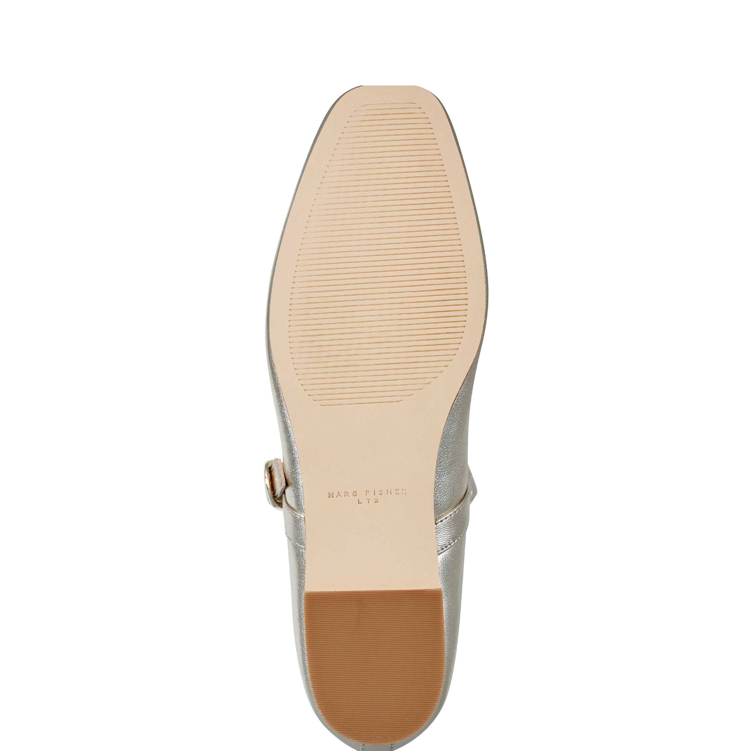 Marc Fisher Garissa Mary Jane Ballet Flat | Platino Leather