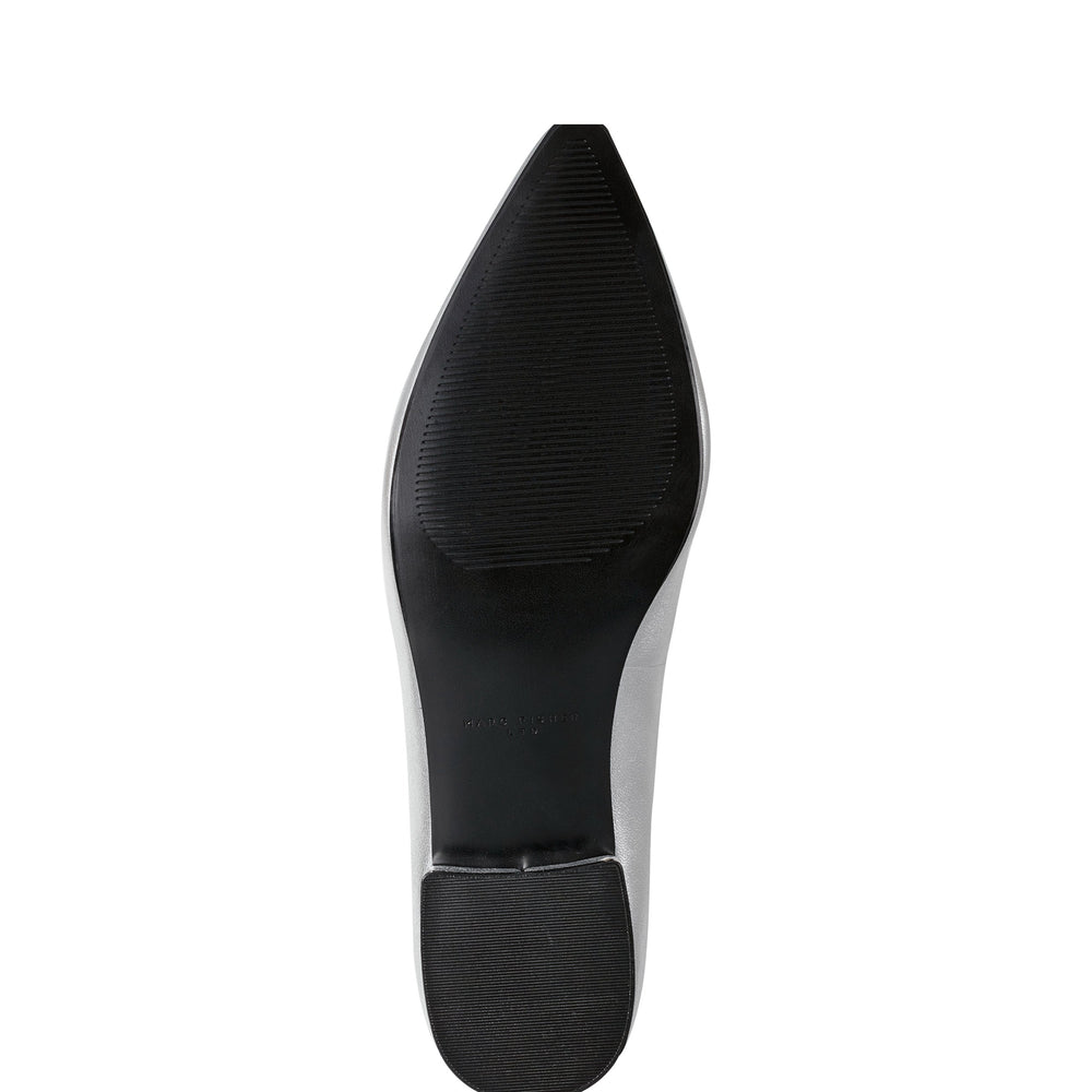 Marc Fisher Gunner Pointed Toe Flat | Silver