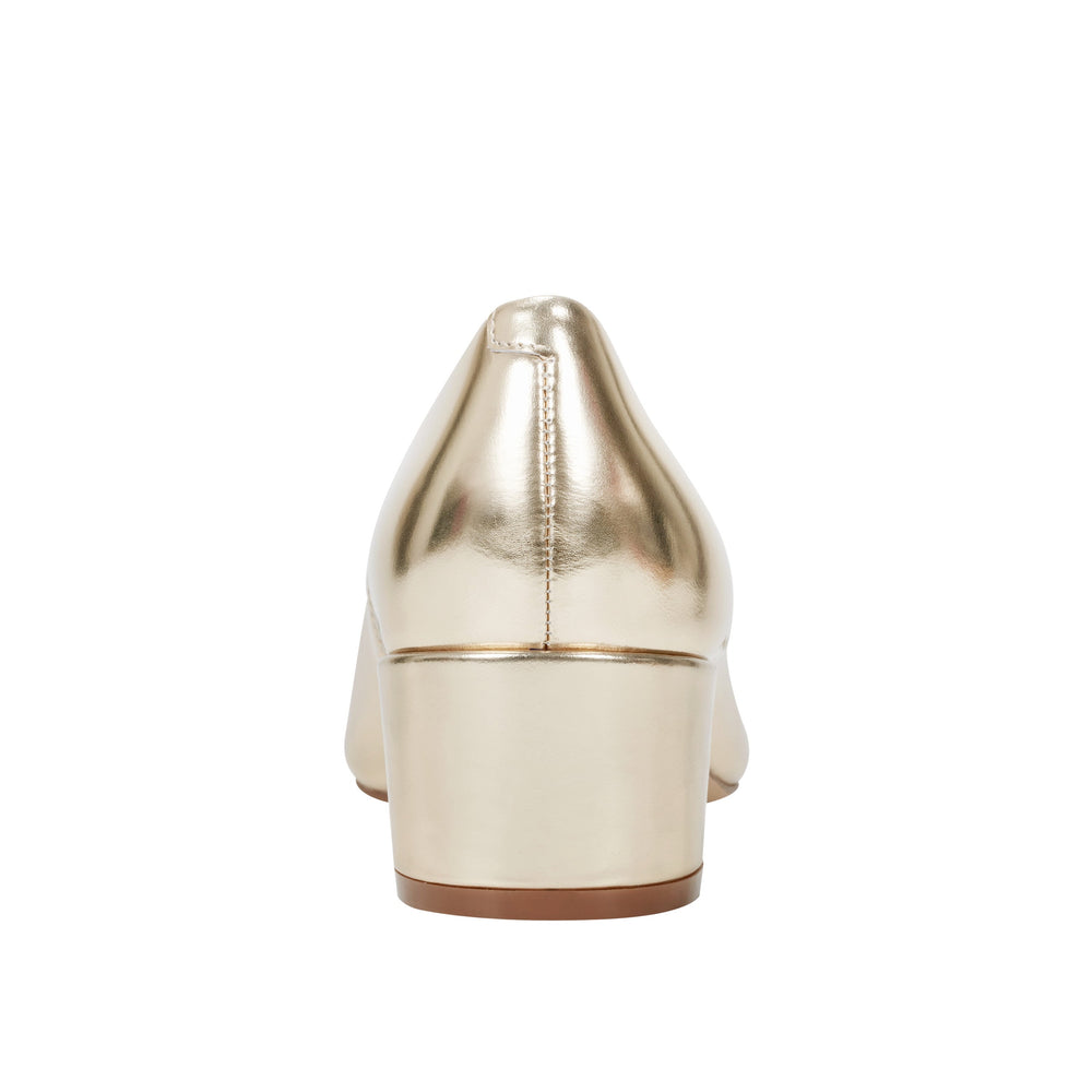 Marc Fisher Luccie Mary Jane Pump | Gold Leather