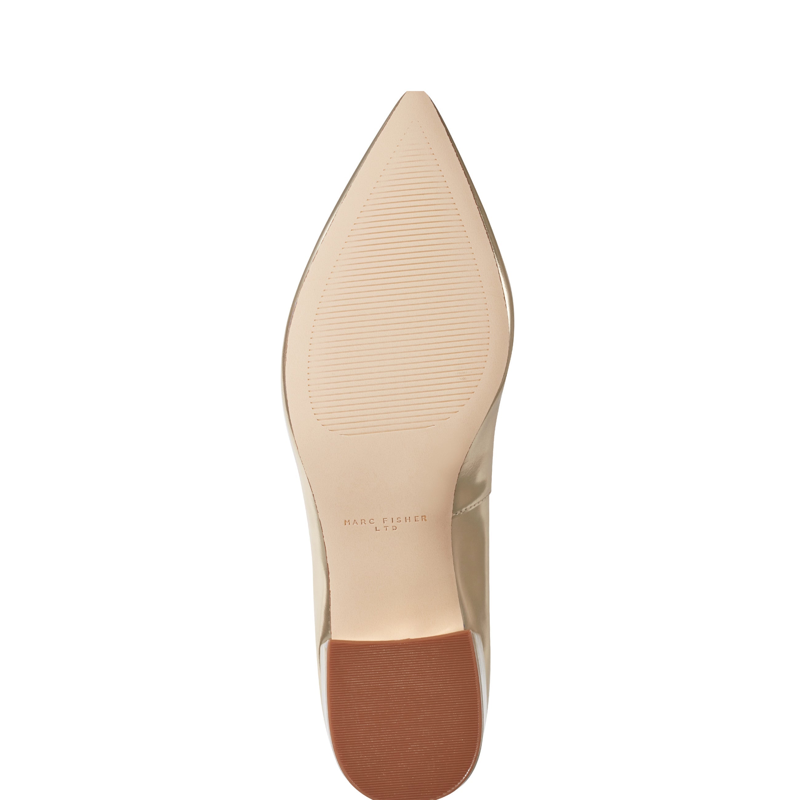 Marc Fisher Luccie Mary Jane Pump | Gold Leather