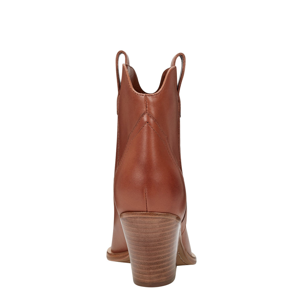 Marc Fisher Marlie Western Bootie | Natural Leather