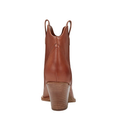 Marc Fisher Marlie Western Bootie | Natural Leather