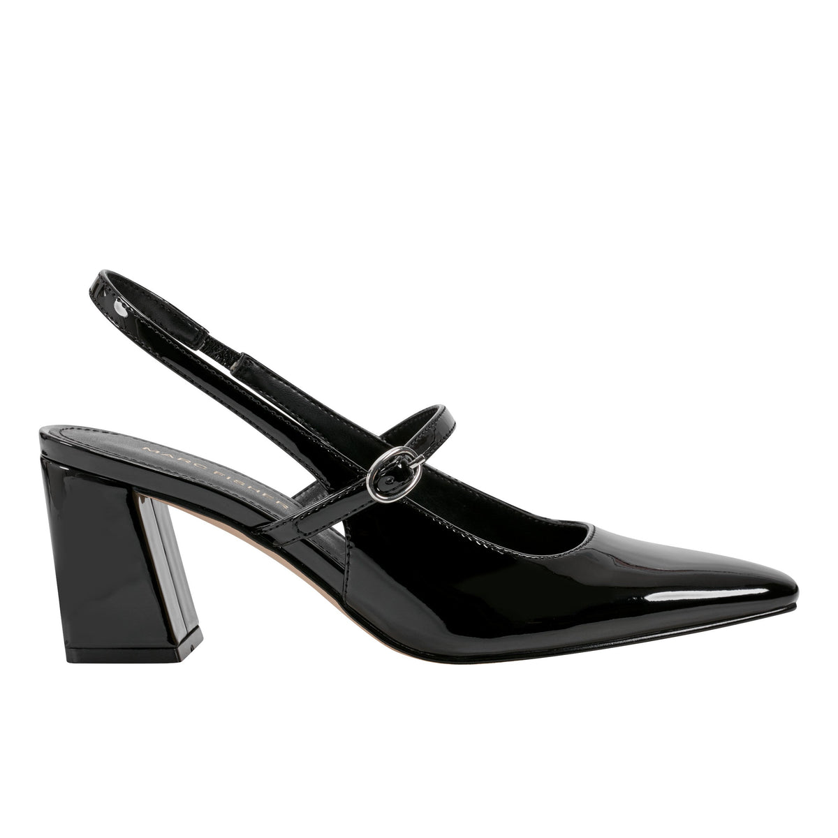 Marc Fisher Lanai Slingback Pump | Black Patent