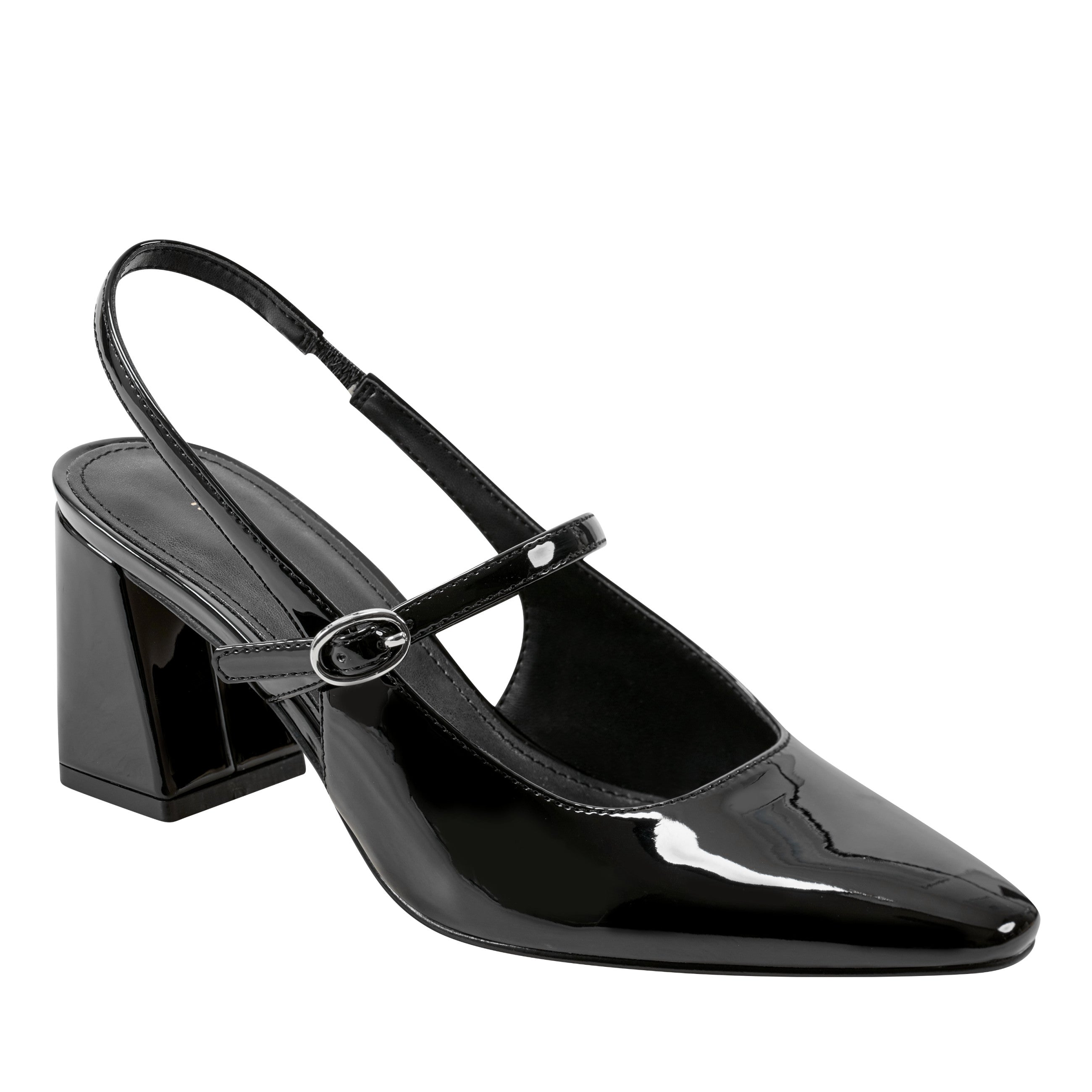 Marc Fisher Lanai Slingback Pump | Black Patent
