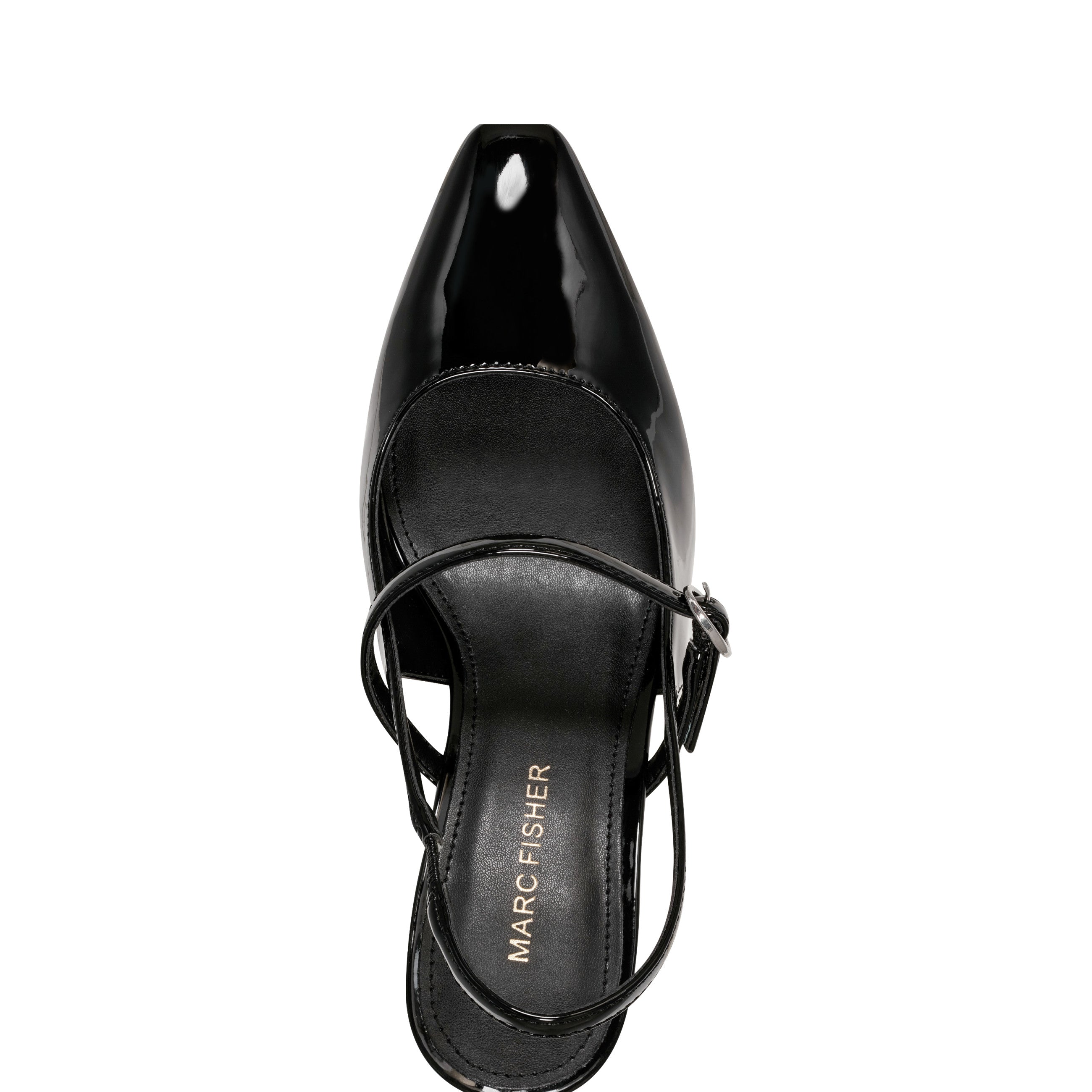 Marc Fisher Lanai Slingback Pump | Black Patent