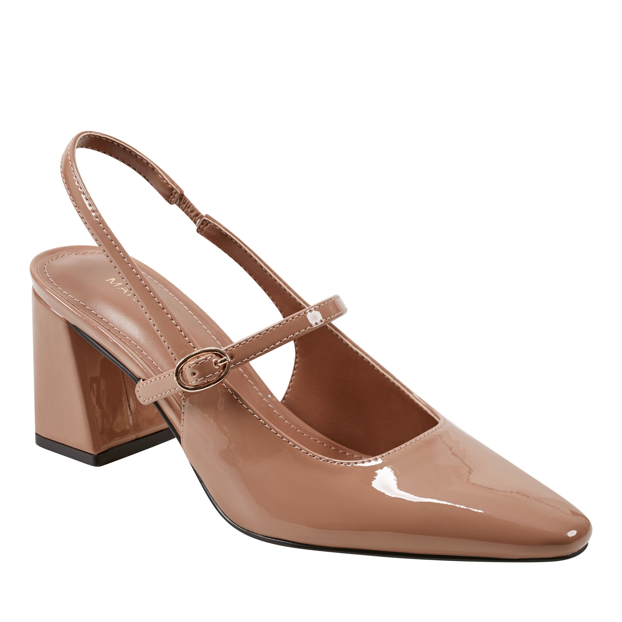Marc Fisher Lanai Slingback Pump | Natural Patent