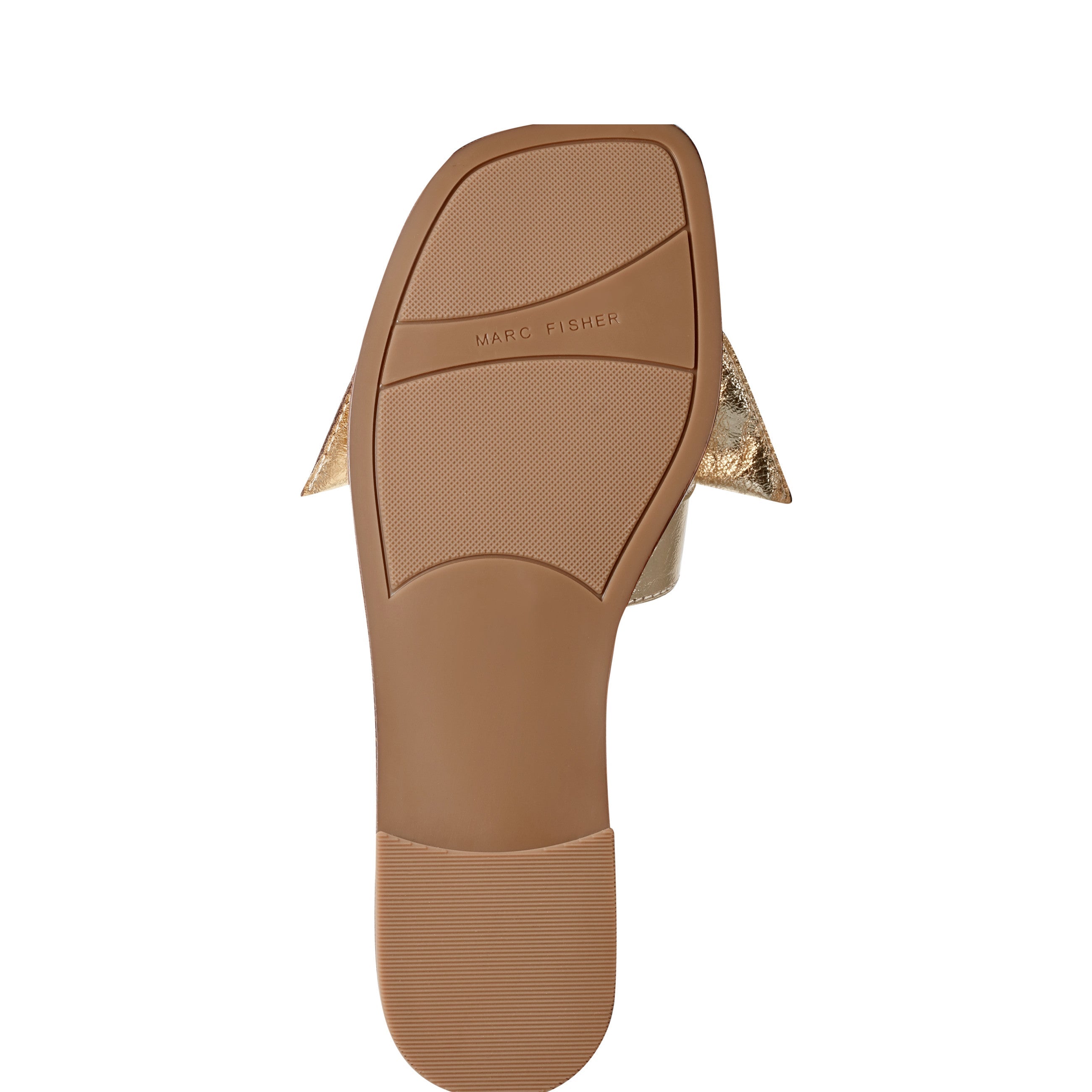 Marc Fisher Finey Flat Bow Sandal | Gold