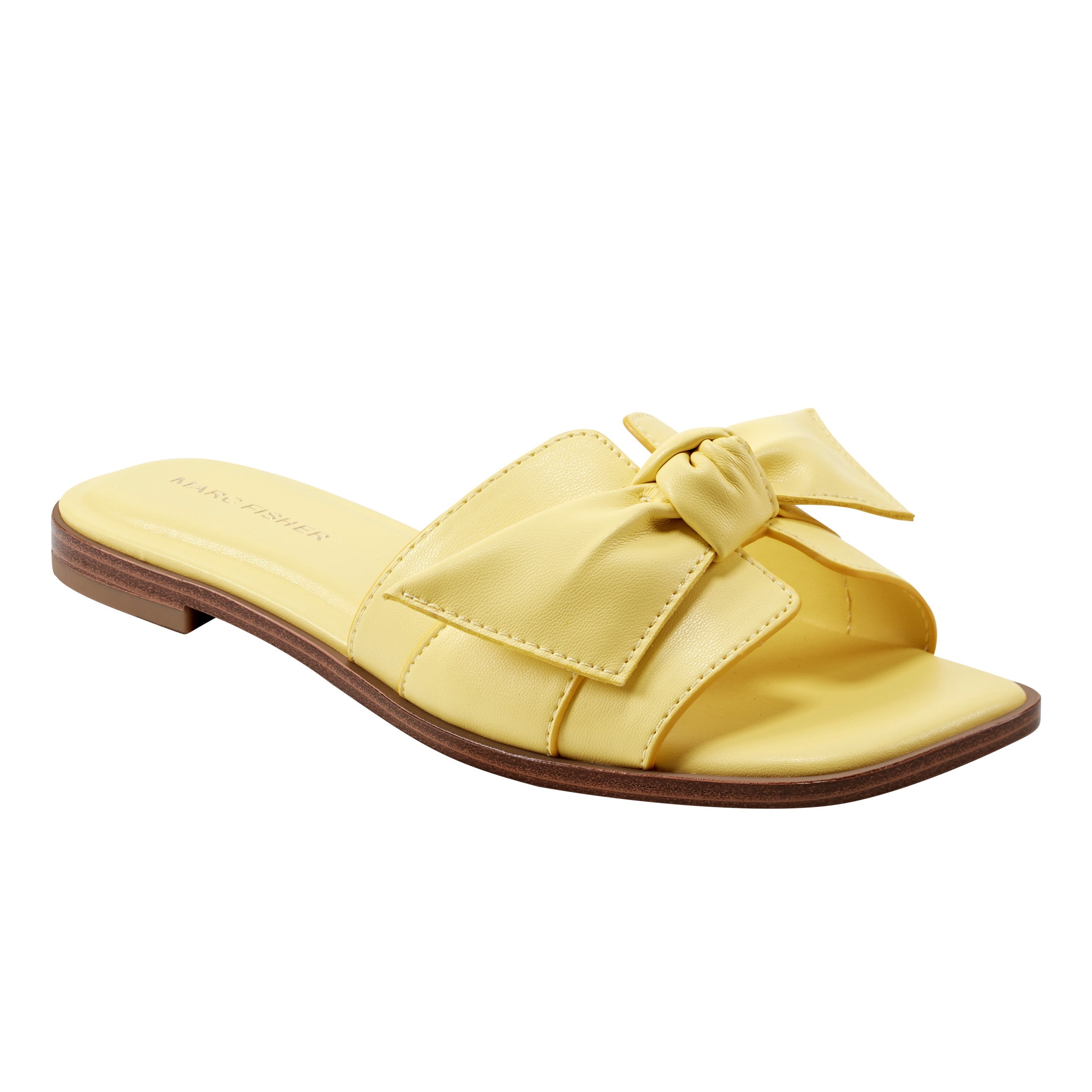 Marc Fisher Finey Flat Bow Sandal | Yellow