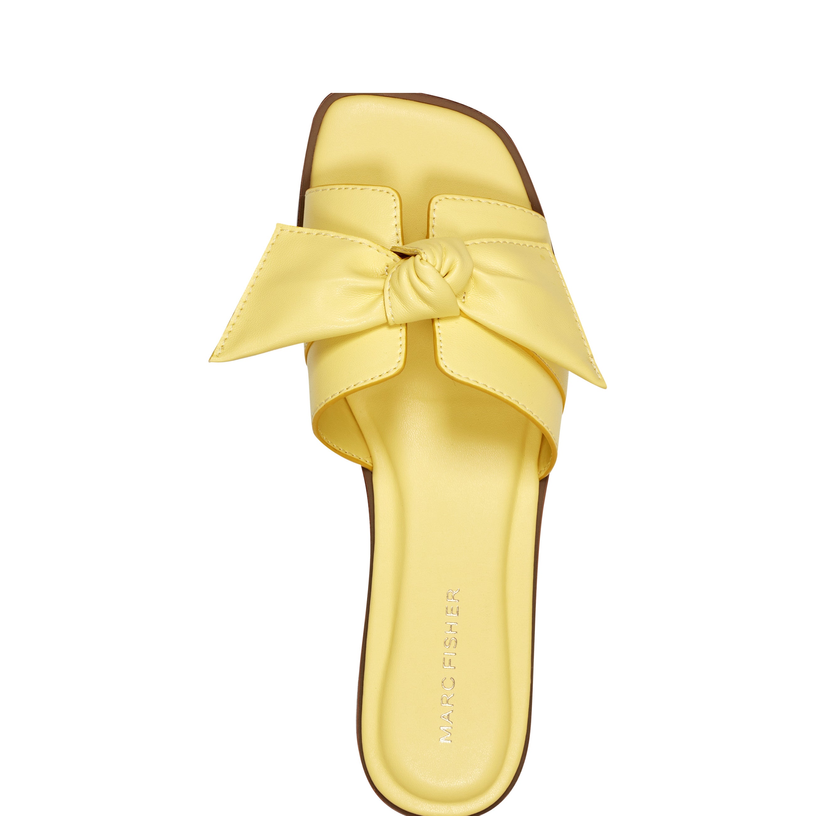 Marc Fisher Finey Flat Bow Sandal | Yellow
