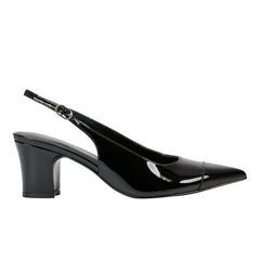 Marc Fisher Blakeley Slingback Pump | Black Patent Leather