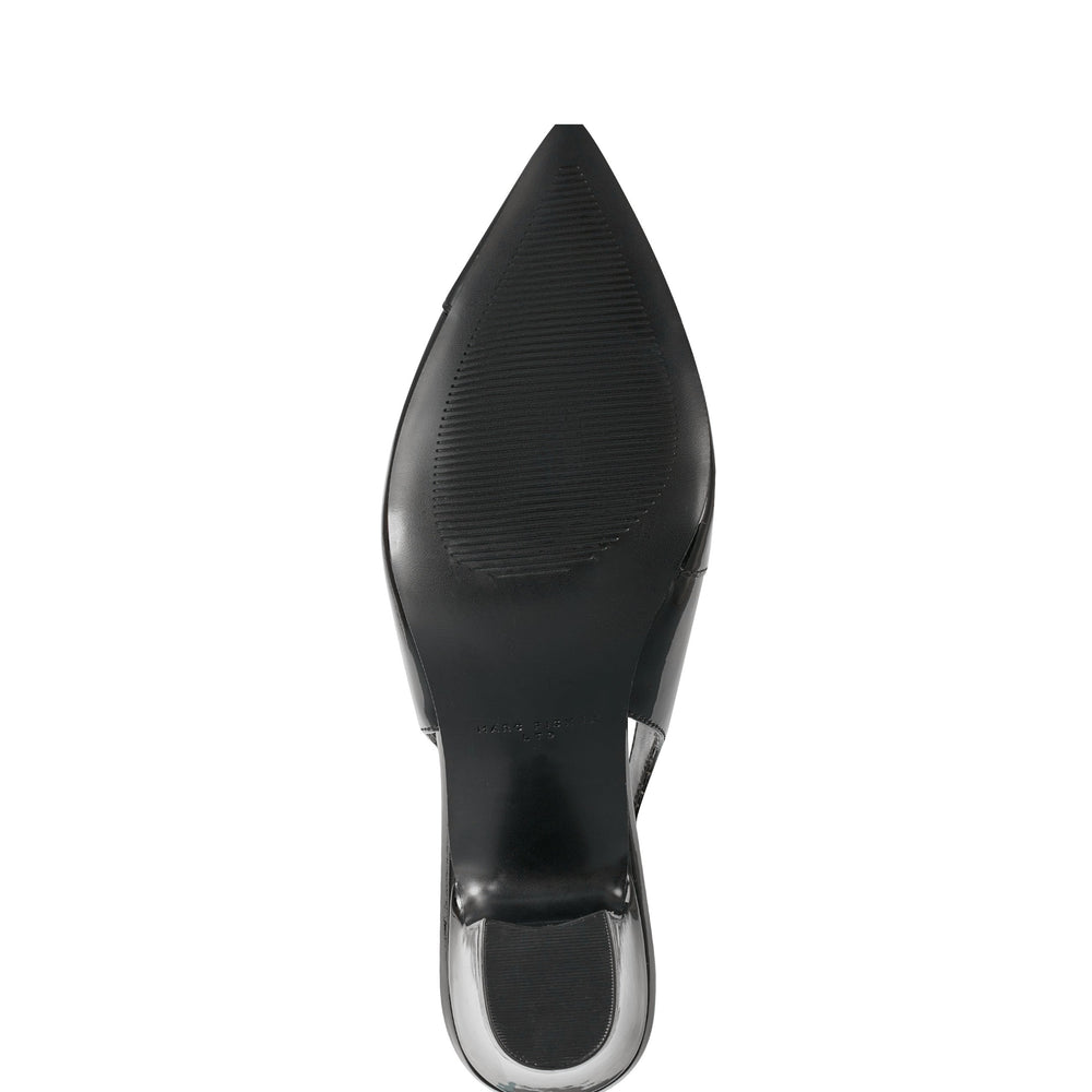 Marc Fisher Blakeley Slingback Pump | Black Patent Leather