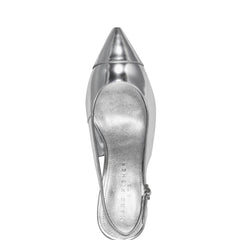 Marc Fisher Blakeley Slingback Pump | Silver Leather