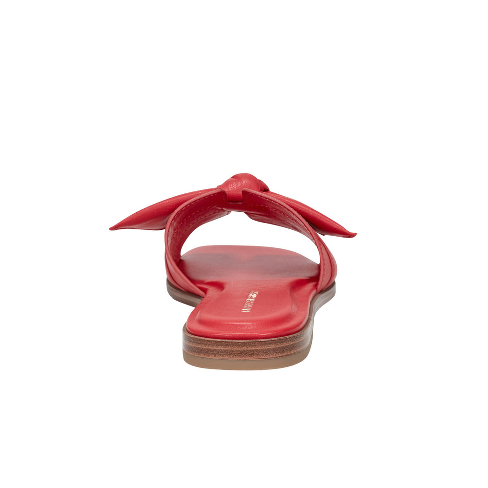 Marc Fisher Finey Flat Bow Sandal | Red