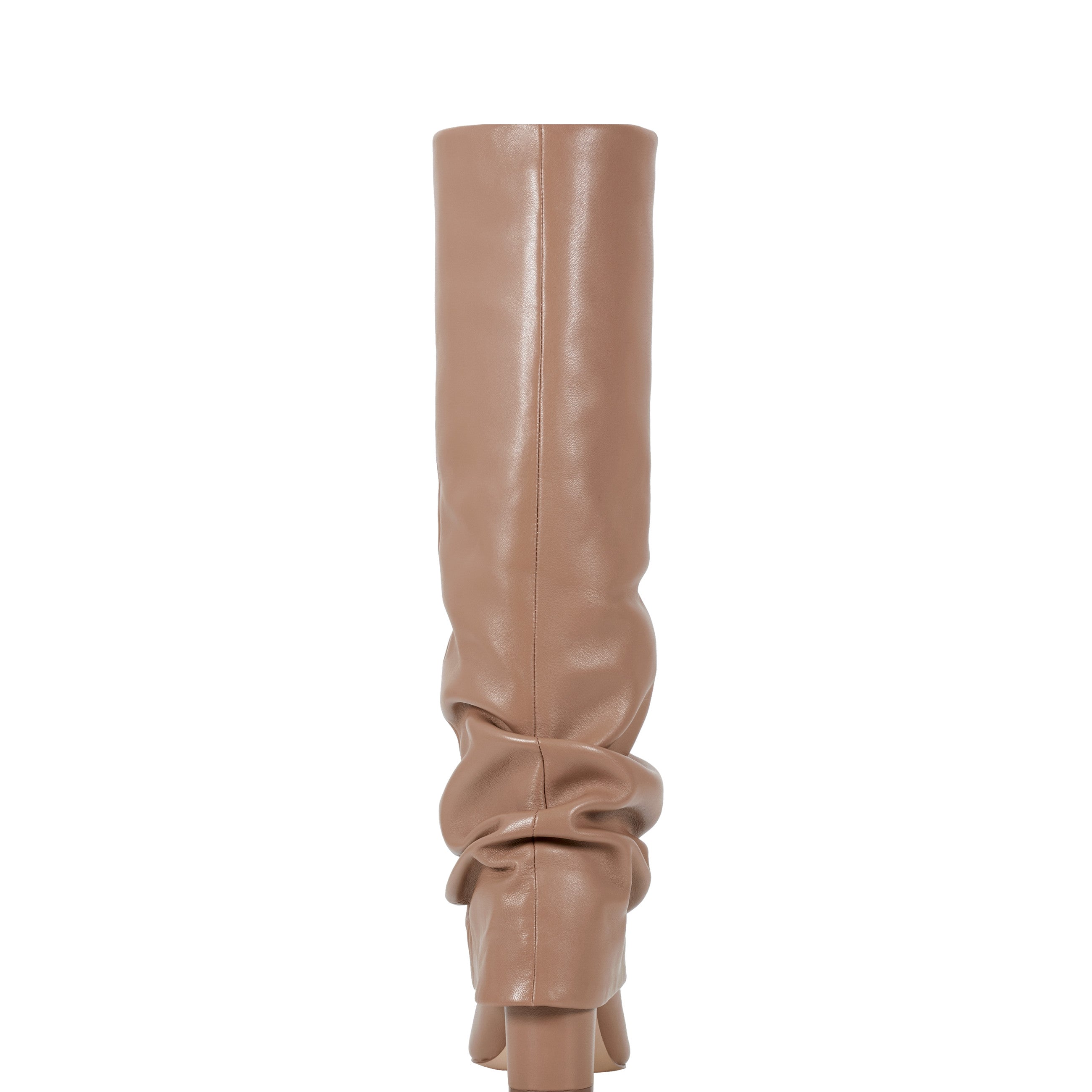 Marc Fisher Lalita Foldover Dress Boot | Light Natural Leather