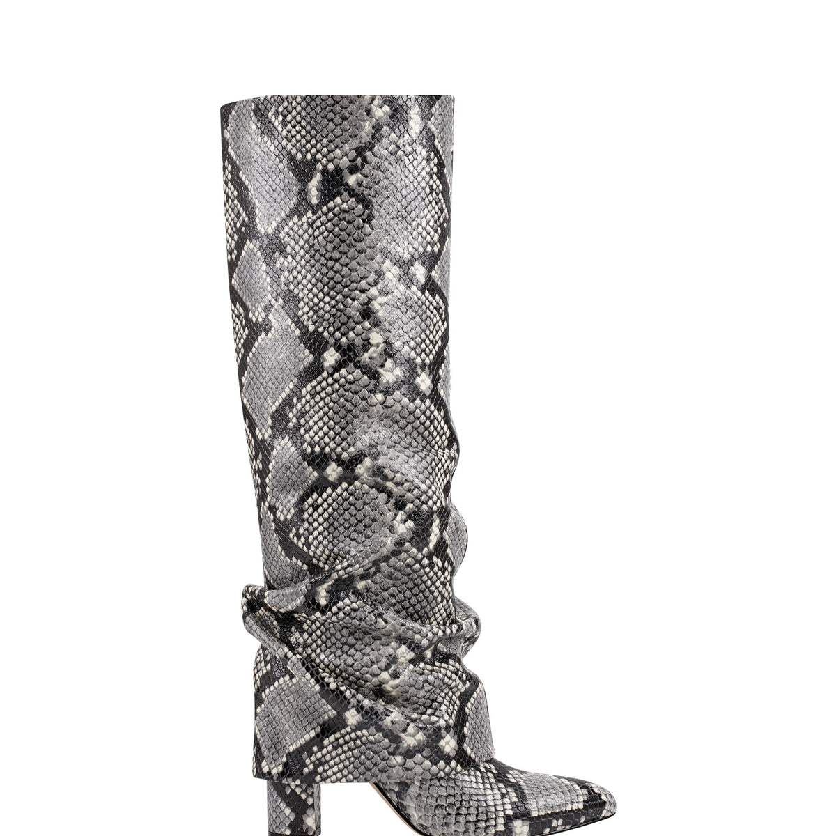 Marc Fisher Lalita Foldover Dress Boot | Snake Print