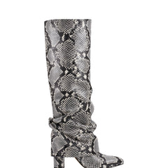 Marc Fisher Lalita Foldover Dress Boot | Snake Print