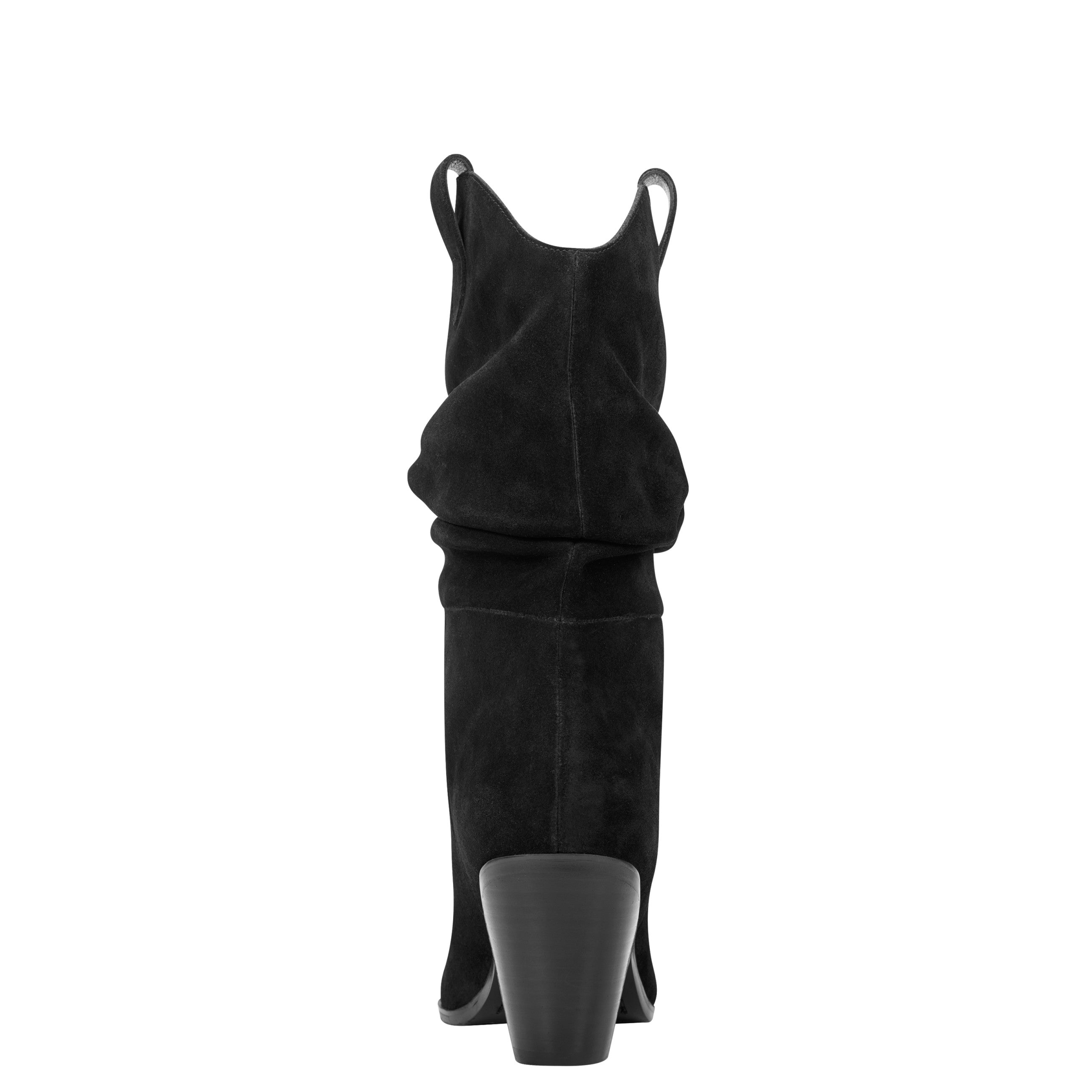 Marc Fisher Myleea Slouchy Boot | Black Suede