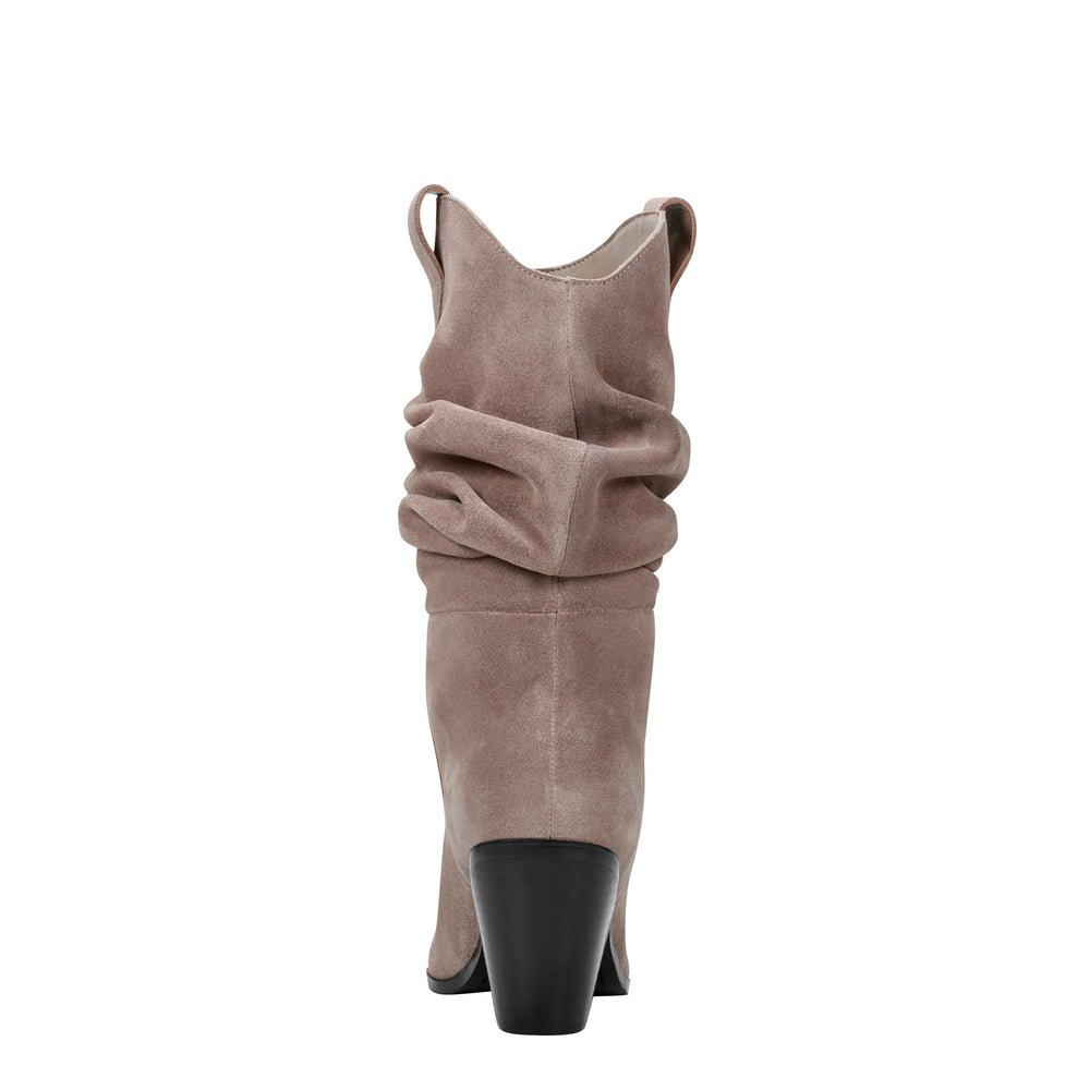 Marc Fisher Myleea Slouchy Boot | Natural Suede