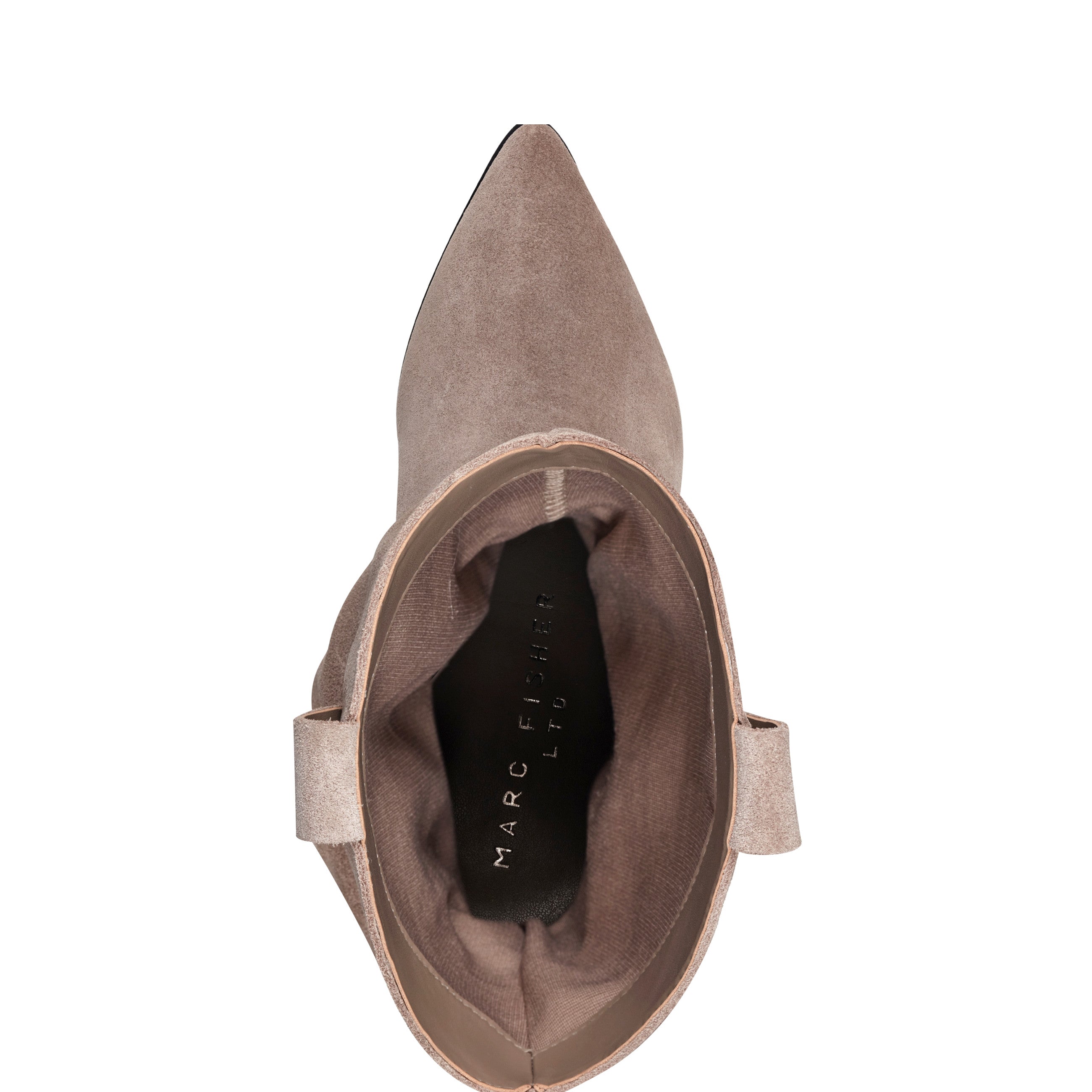 Marc Fisher Myleea Slouchy Boot | Natural Suede