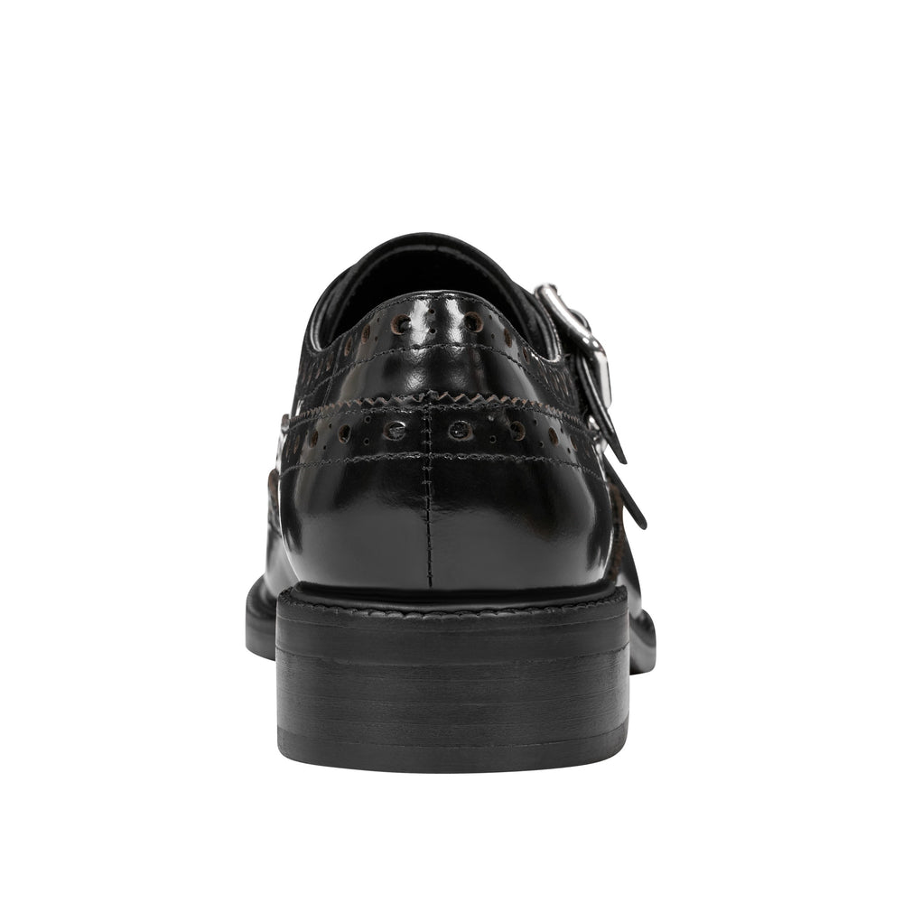 Marc Fisher Parker Monkstrap Oxford | Black Leather
