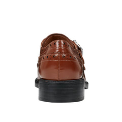 Marc Fisher Parker Monkstrap Oxford | Brown Leather