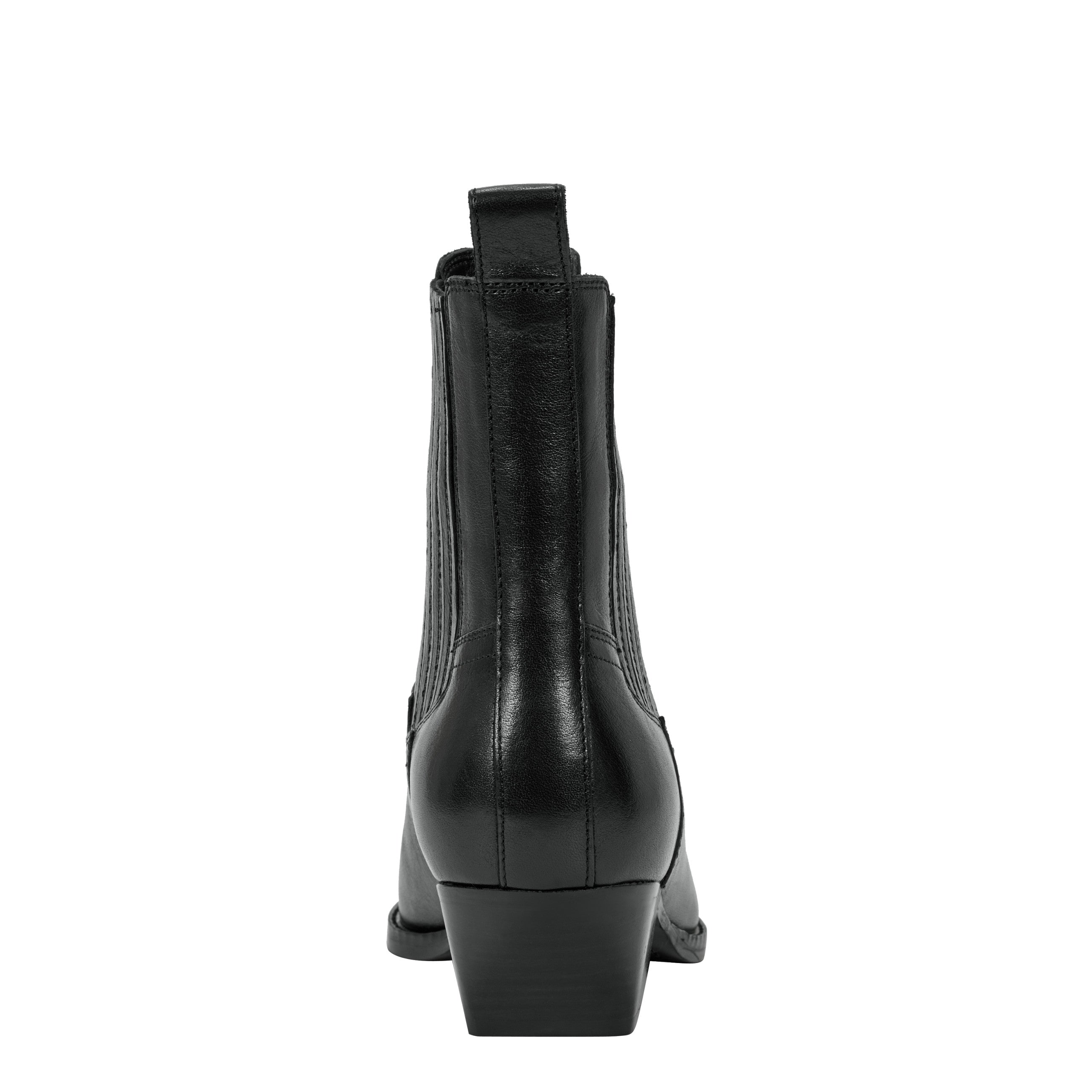 Marc Fisher Pryce Western Bootie | Black Leather
