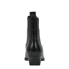 Marc Fisher Pryce Western Bootie | Black Leather