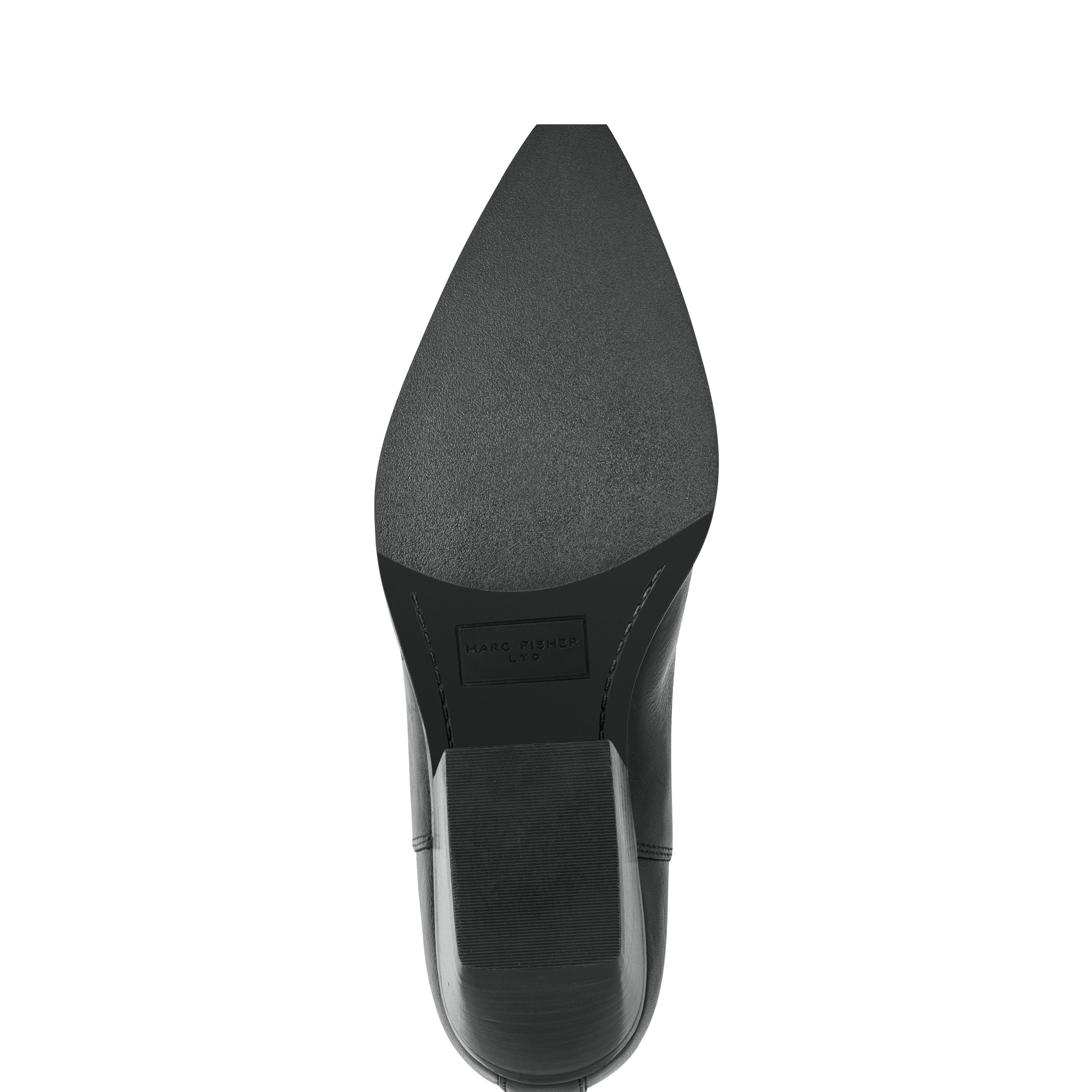 Marc Fisher Pryce Western Bootie | Black Leather