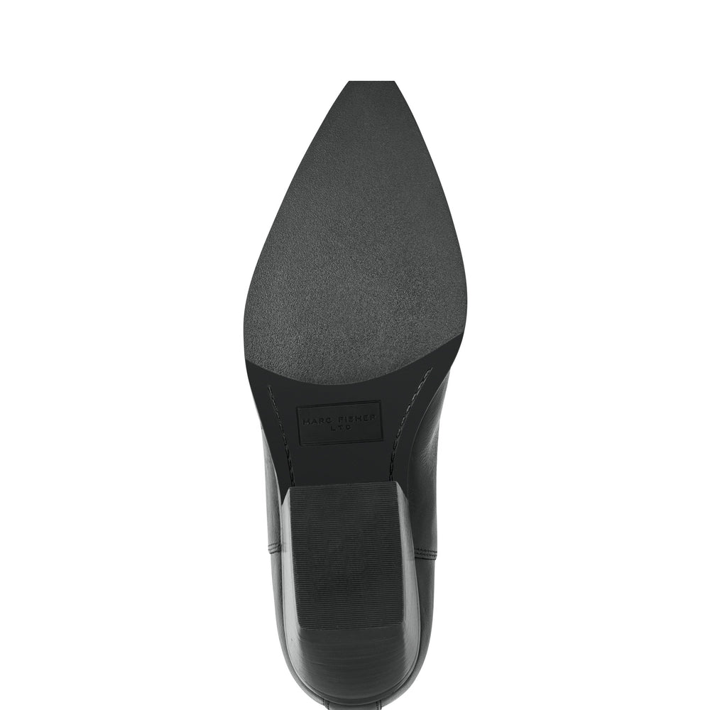 Marc Fisher Pryce Western Bootie | Black Leather