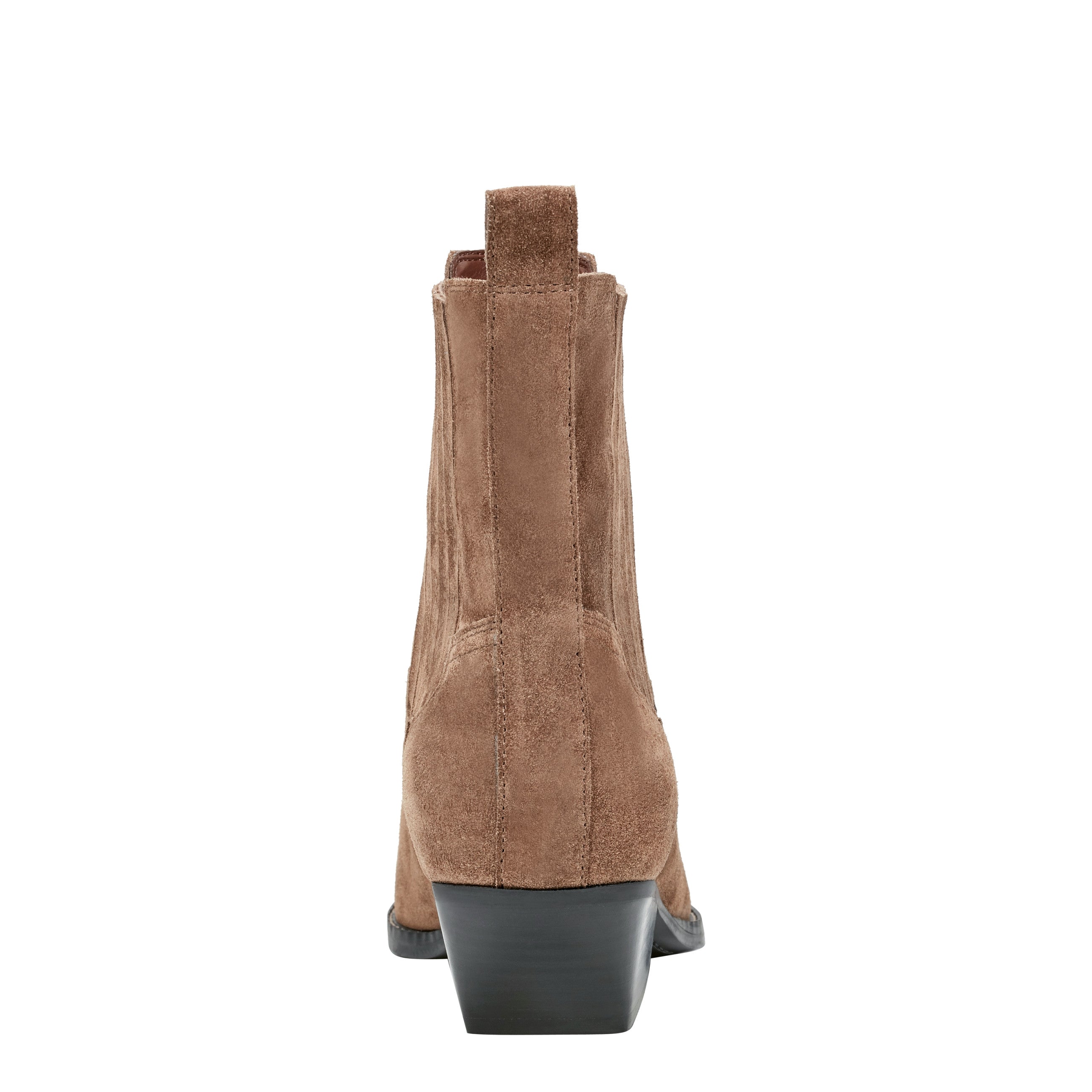 Marc Fisher Pryce Western Bootie | Natural Suede