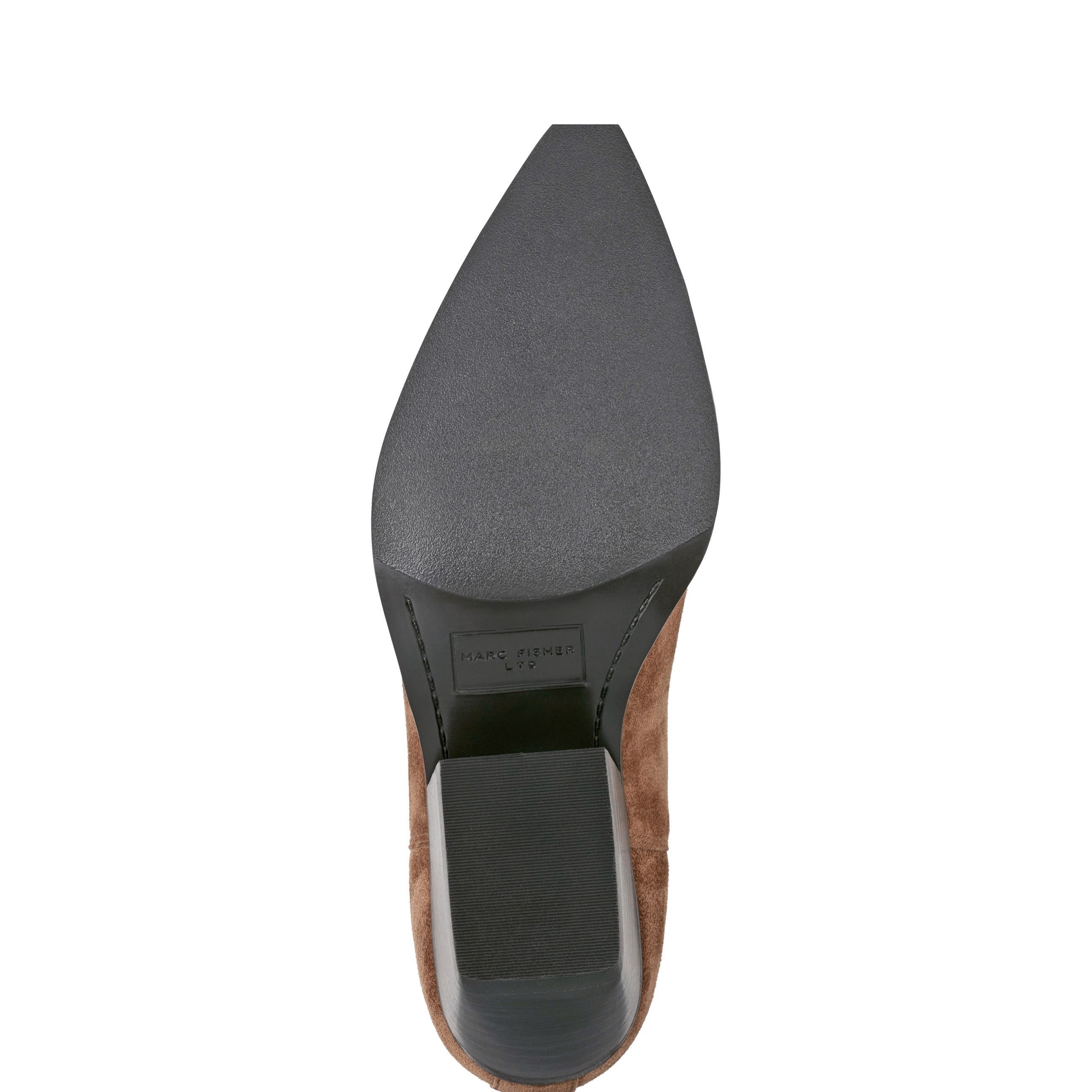 Marc Fisher Pryce Western Bootie | Natural Suede