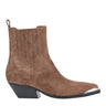 Marc Fisher Pryce Western Bootie | Natural Suede
