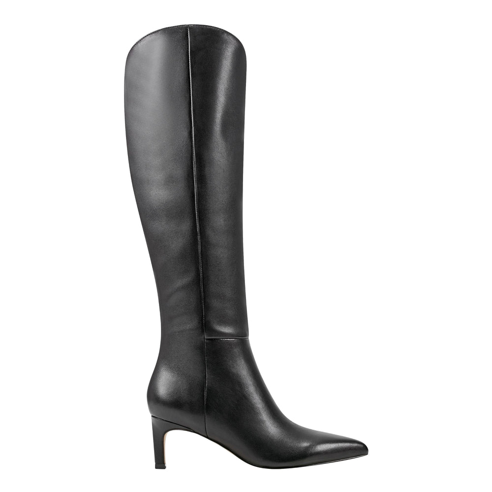 Marc Fisher Quinnie Dress Boot | Black Leather