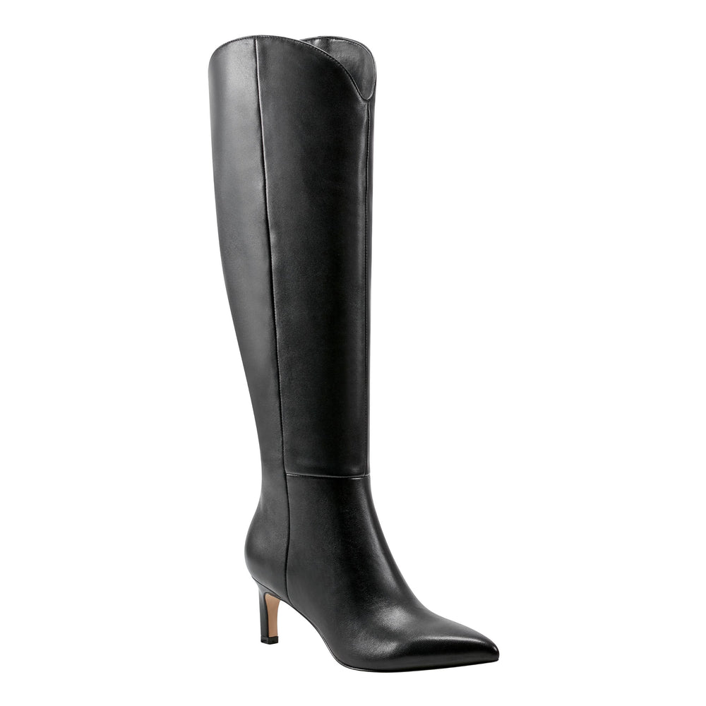 Marc Fisher Quinnie Dress Boot | Black Leather