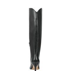 Marc Fisher Quinnie Dress Boot | Black Leather