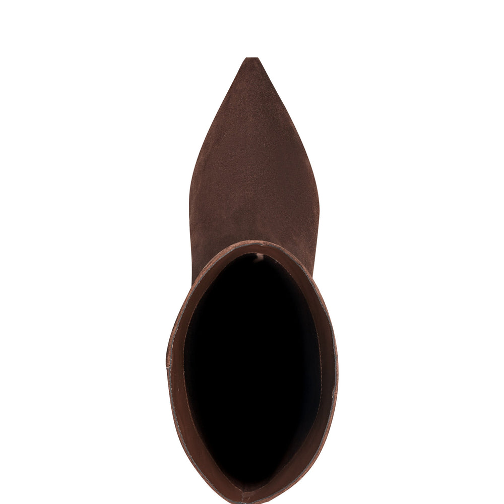 Marc Fisher Quinnie Dress Boot | Dark Brown Suede