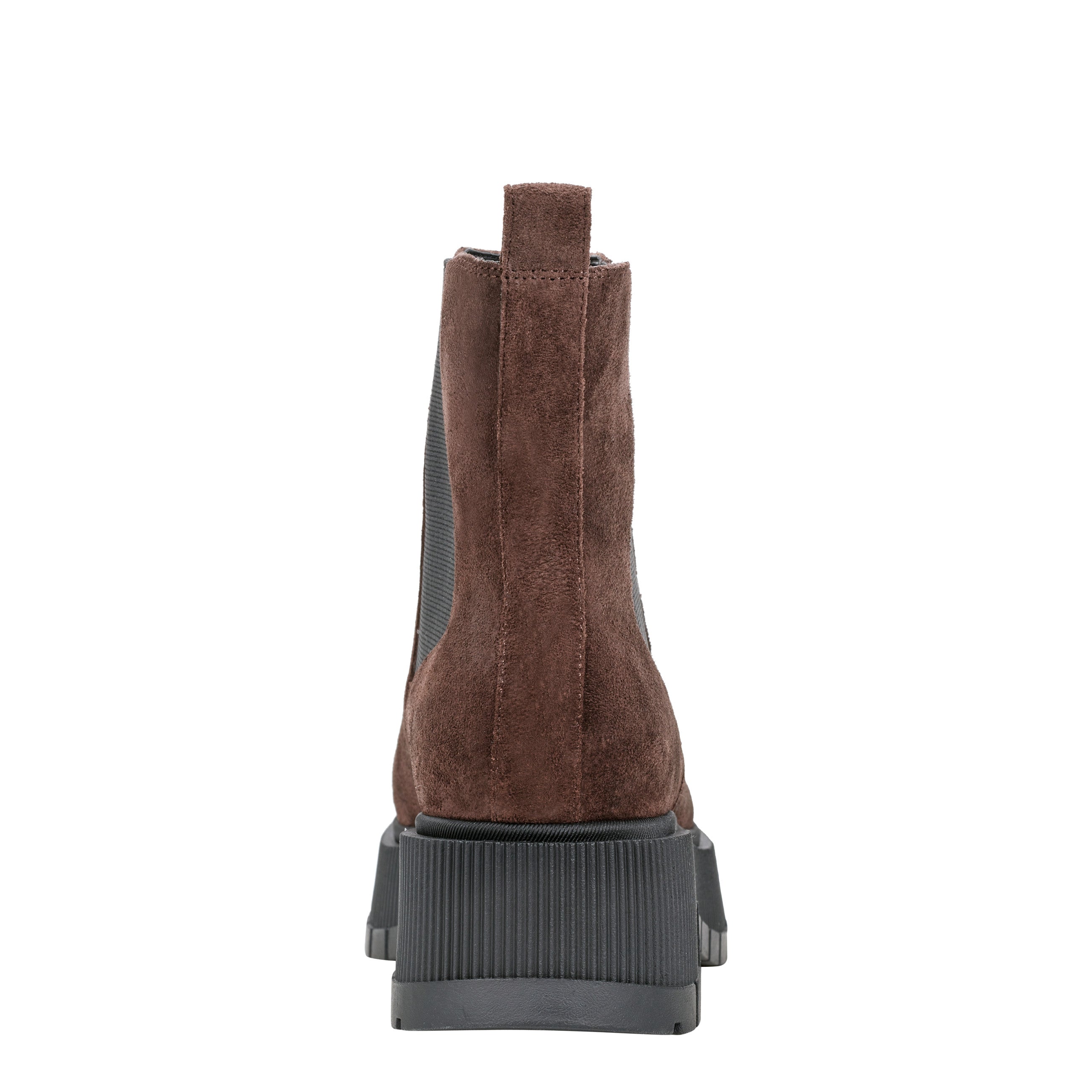 Marc Fisher Bermida Lug Sole Bootie | Dark Brown Suede