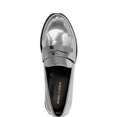 Marc Fisher Ilithia Loafer | Silver Metallic