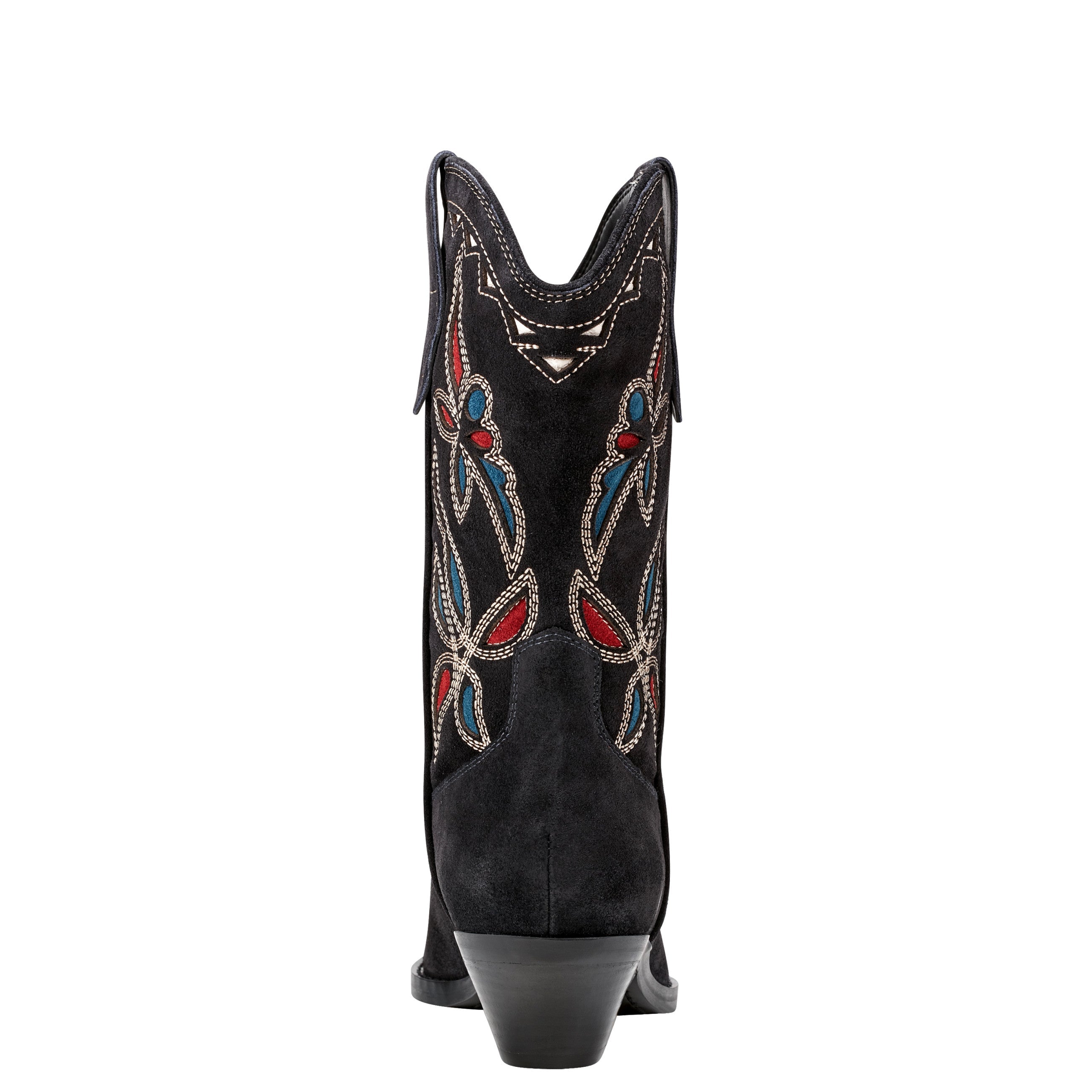 Marc Fisher Trista Western Boot | Dark Blue Suede