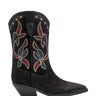 Marc Fisher Trista Western Boot | Dark Blue Suede