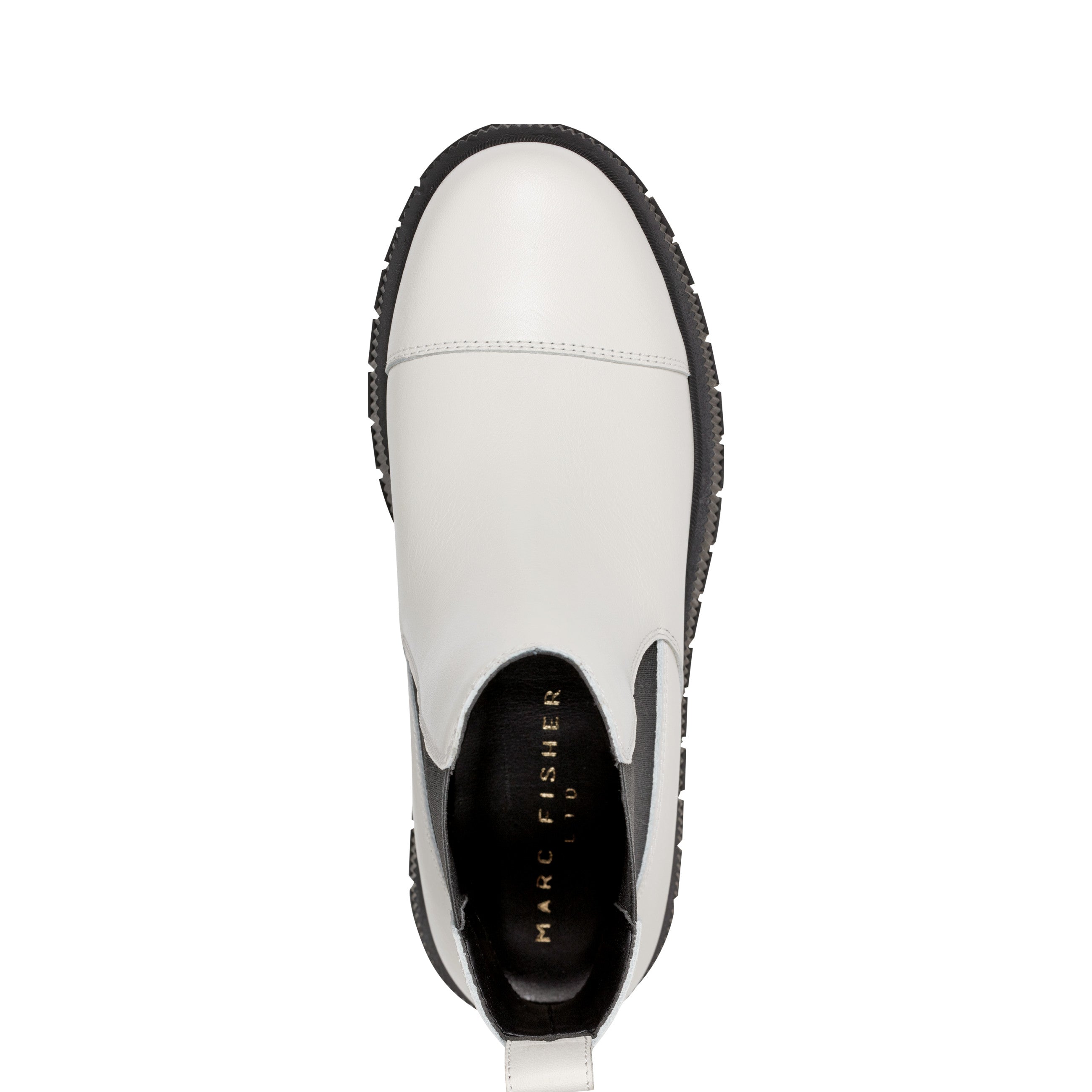 Marc Fisher Bermida Lug Sole Bootie | Chic Cream Leather