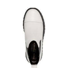 Marc Fisher Bermida Lug Sole Bootie | Chic Cream Leather