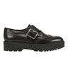 Marc Fisher Remona Monk Strap Loafer | Black Leather