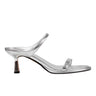 Marc Fisher Alonde Heeled Slide Sandal | Silver
