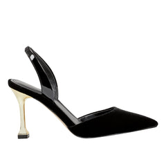 Marc Fisher Hadya Slingback Pump | Black Velvet