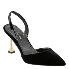 Marc Fisher Hadya Slingback Pump | Black Velvet