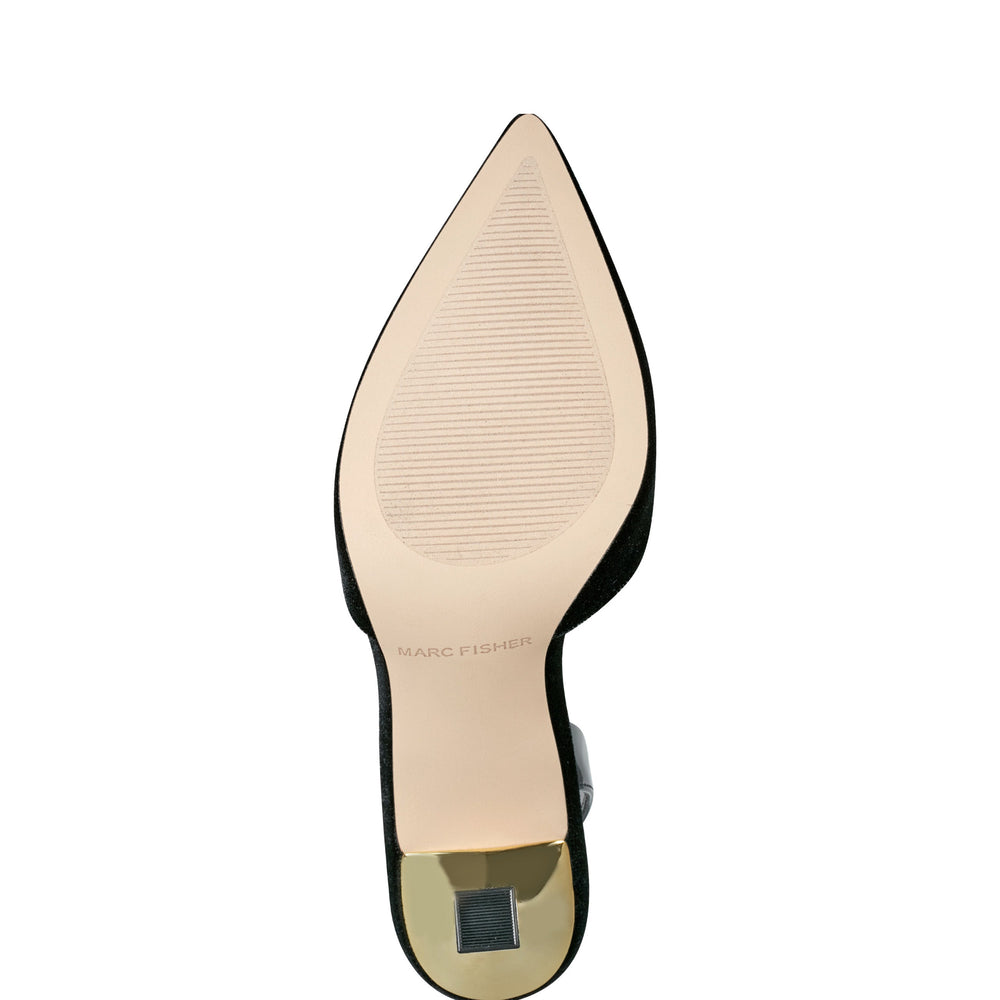 Marc Fisher Hadya Slingback Pump | Black Velvet