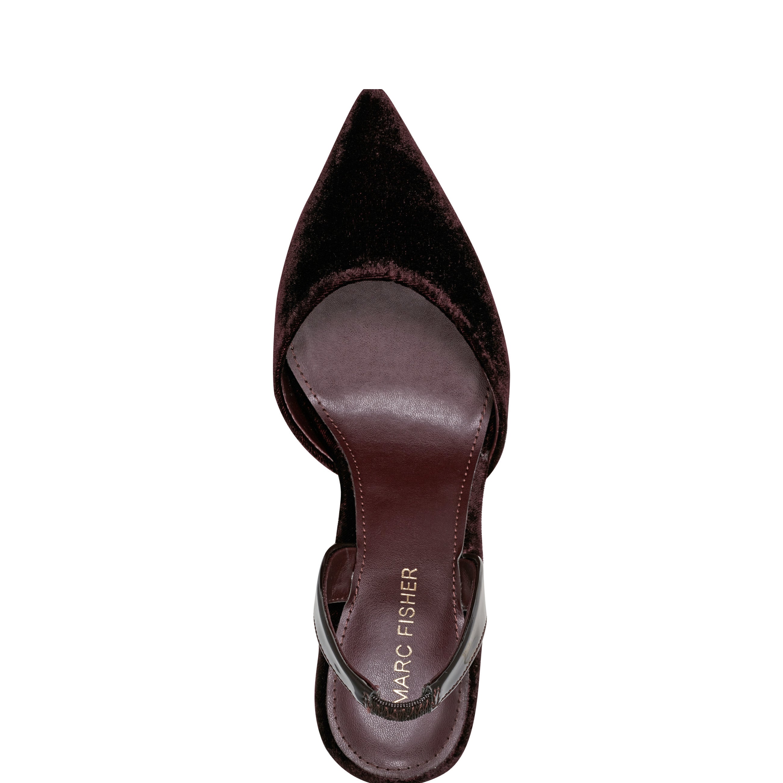 Marc Fisher Hadya Slingback Pump | Dark Red Velvet